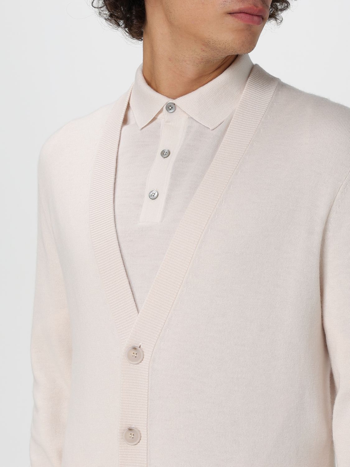 Boss Cardigan Men Beige