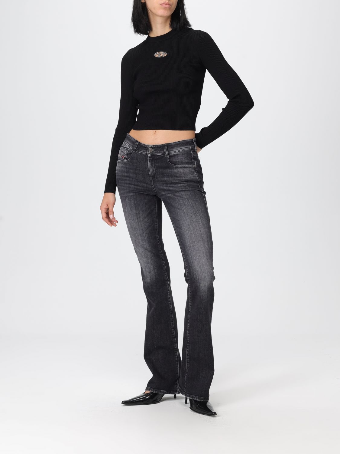 Diesel Jeans Woman Charcoal