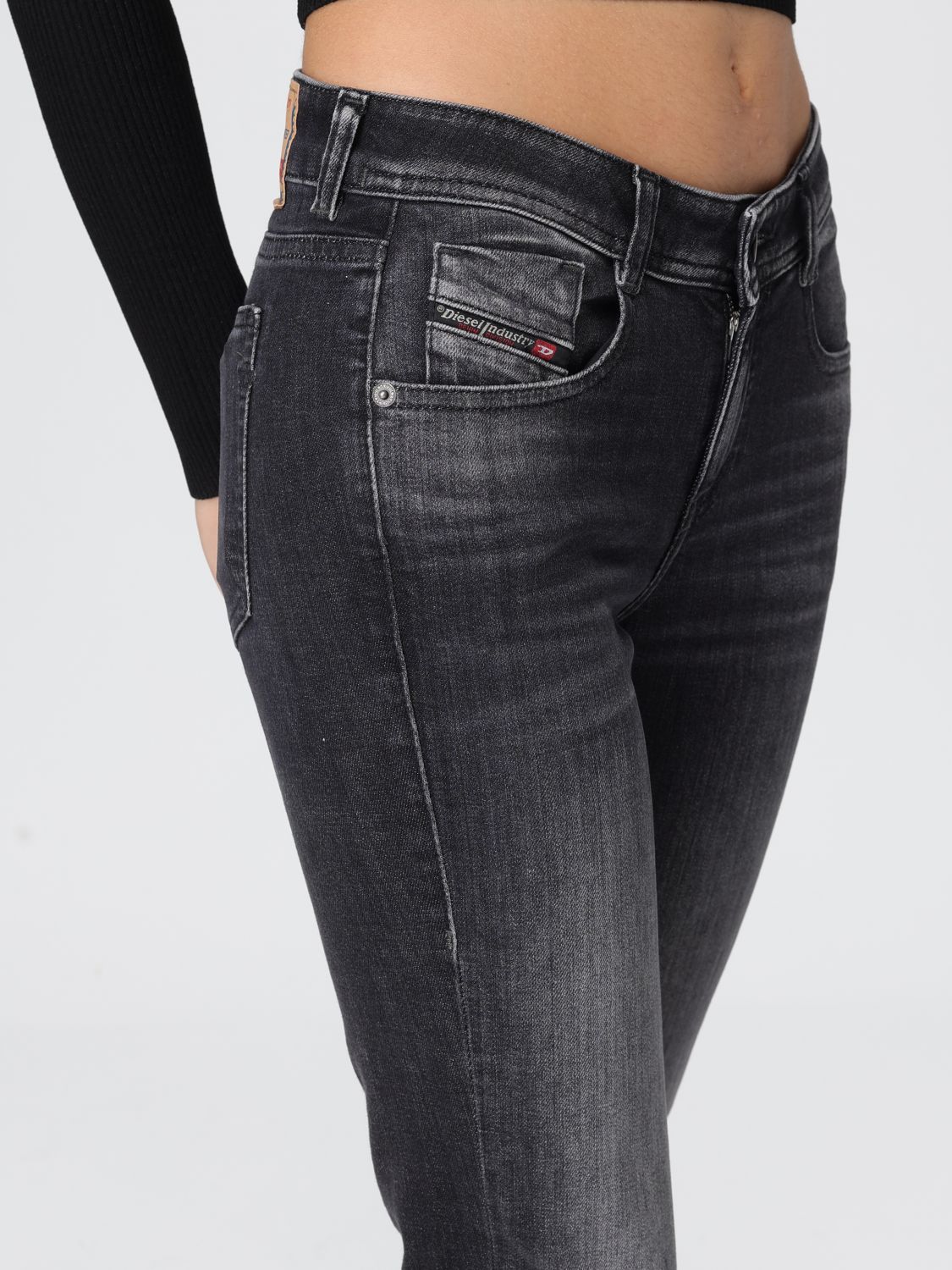 Diesel Jeans Woman Charcoal