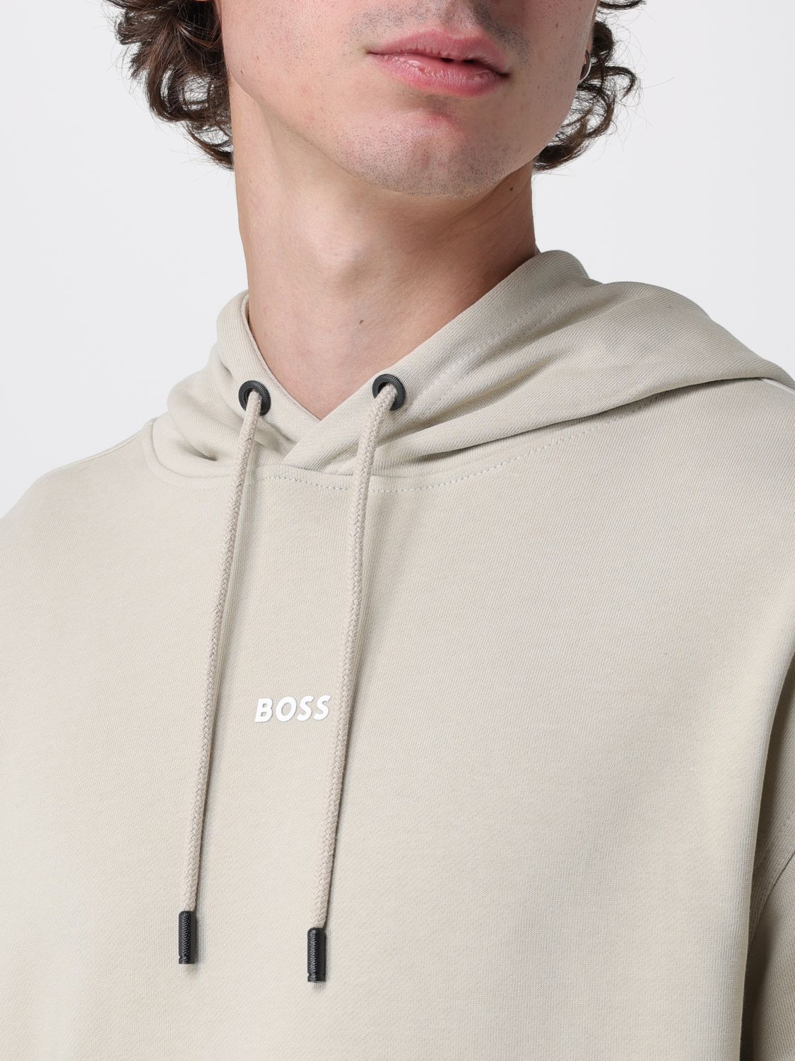 Boss Sweatshirt Men Beige