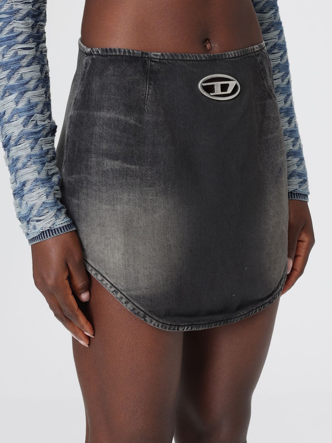 Diesel Skirt Woman Black