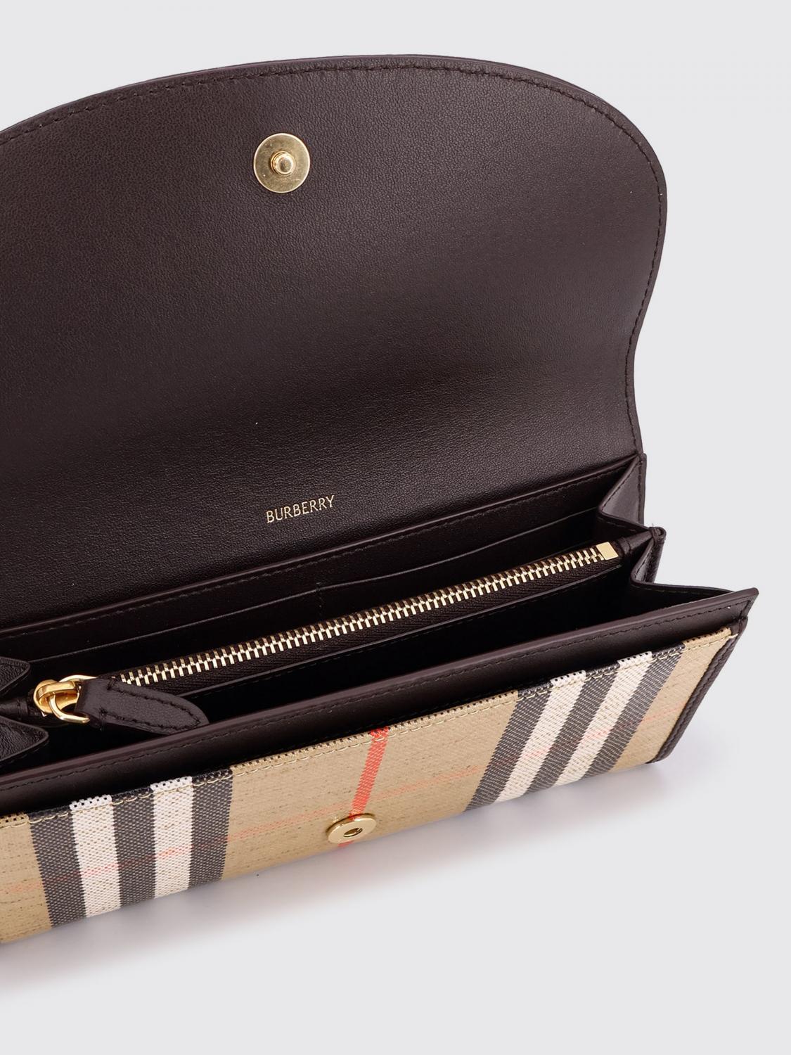 Burberry Wallet Woman Red