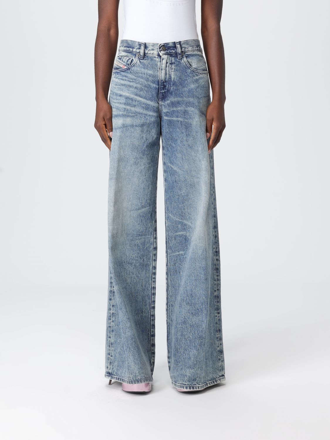 Diesel Pants Woman Black