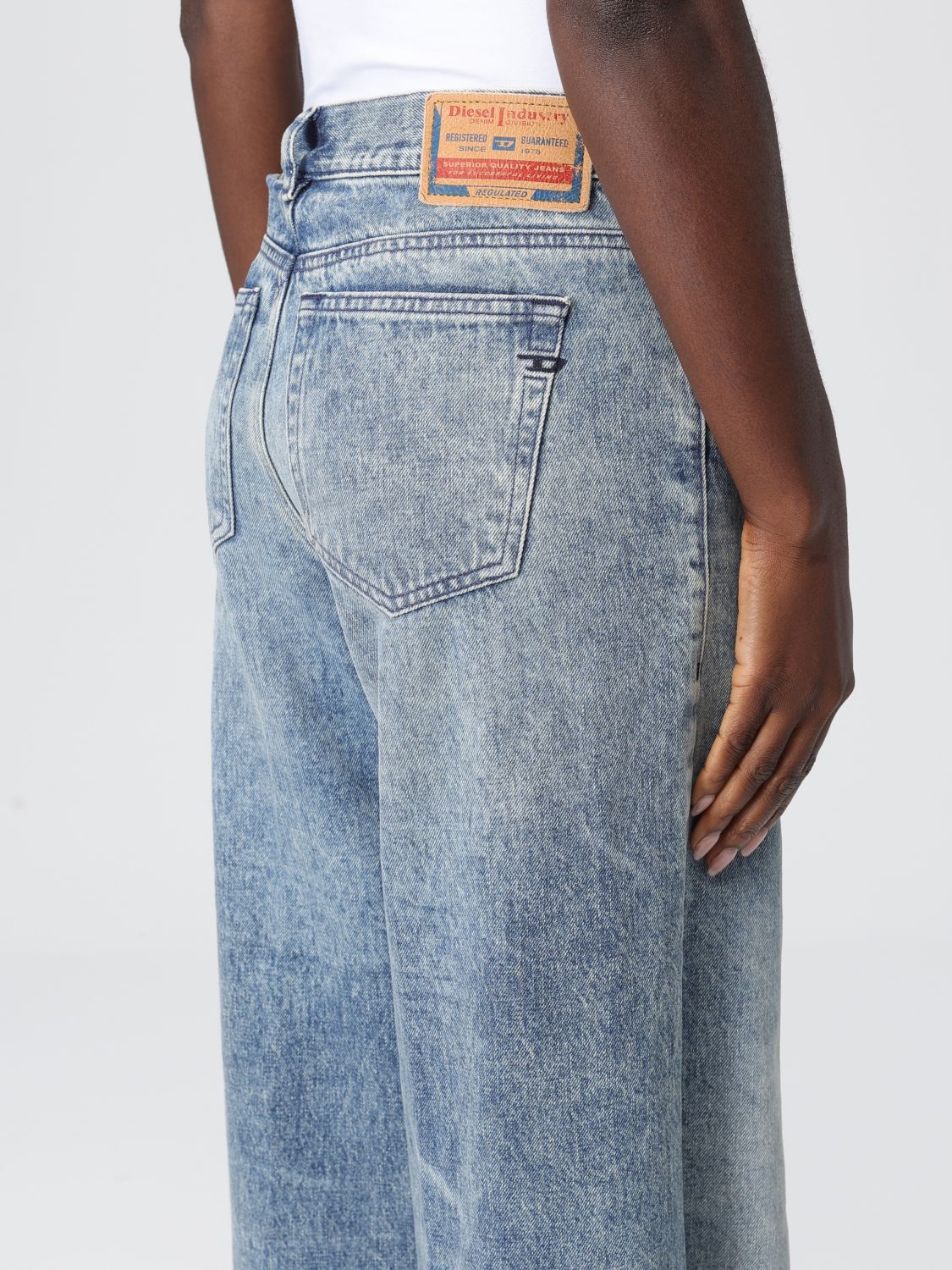 Diesel Pants Woman Black