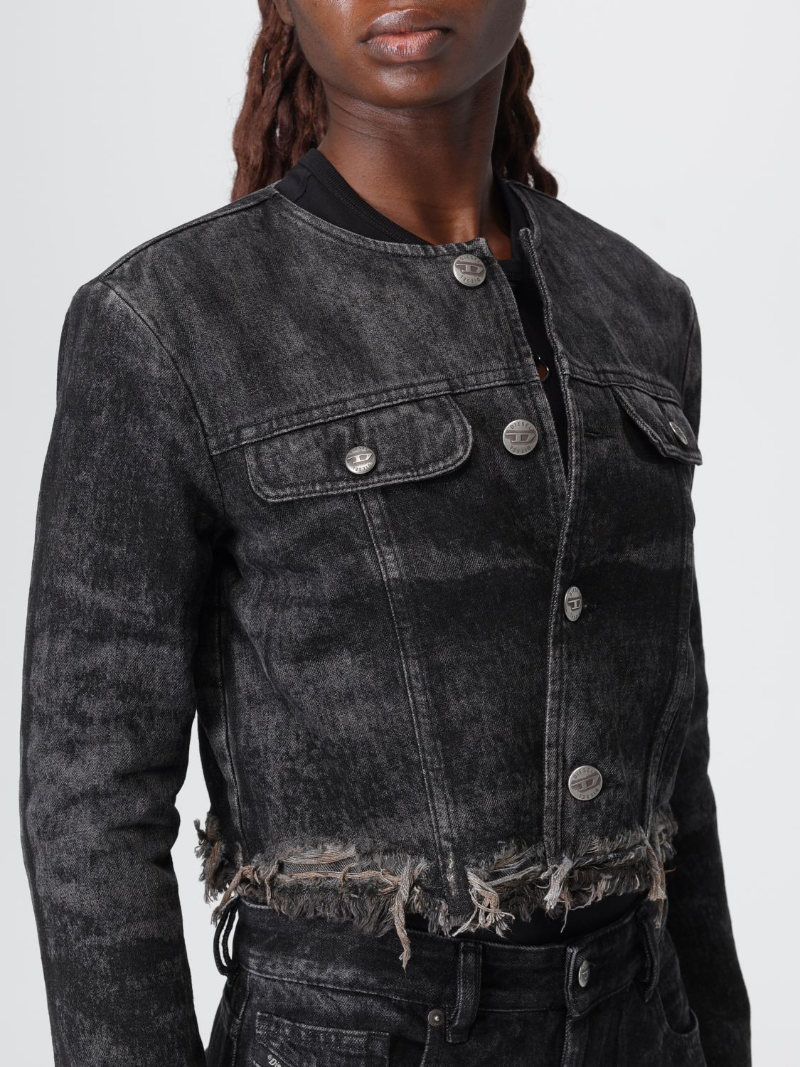 Diesel Jacket Woman Beige