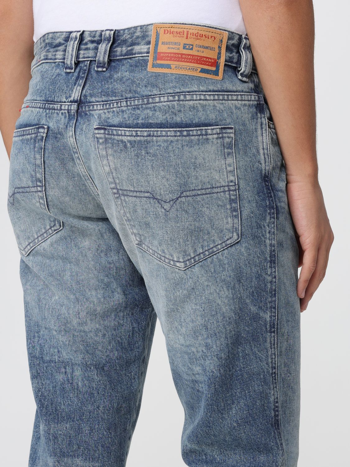 Diesel Pants Men Blue