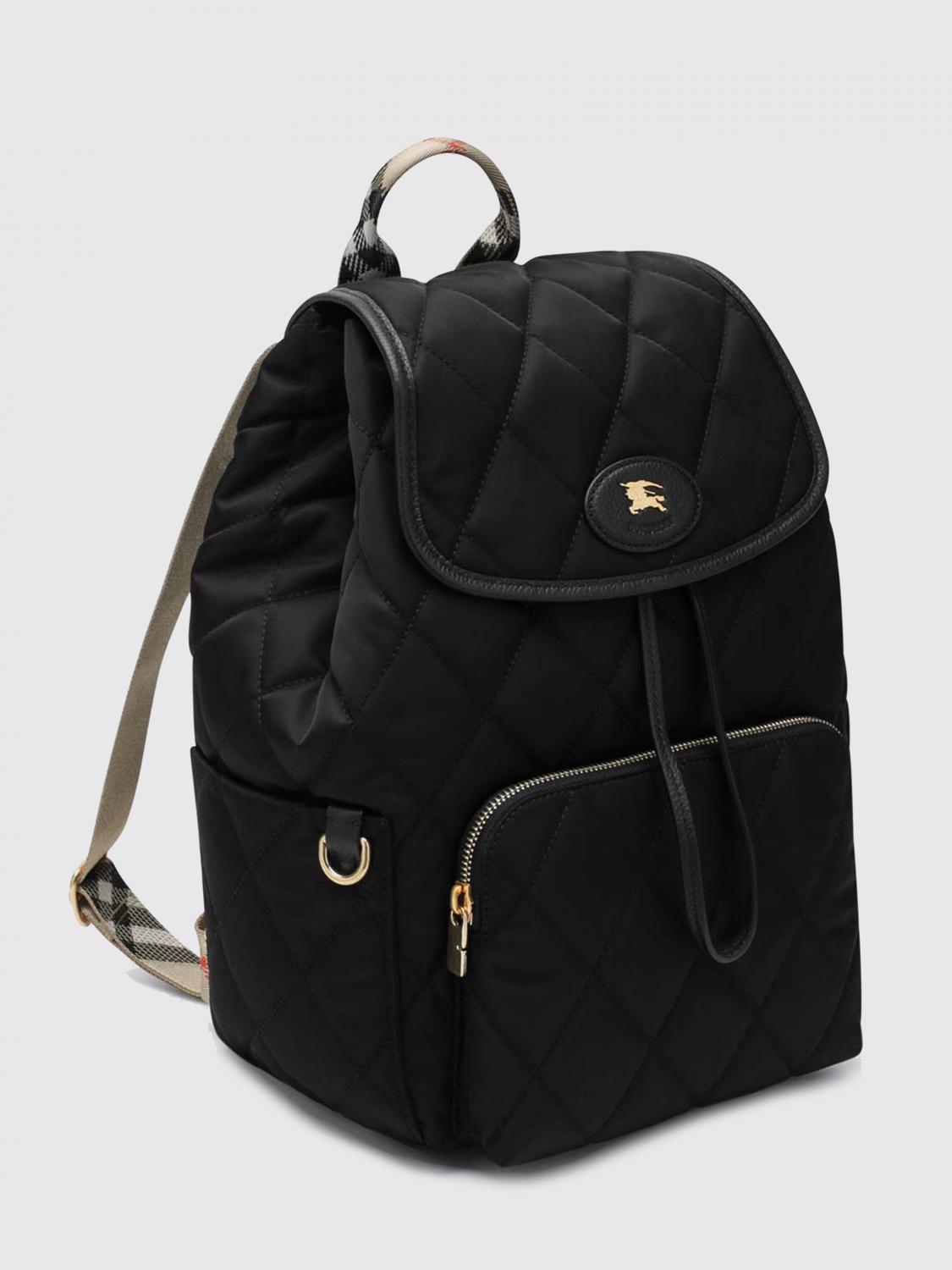 Burberry Backpack Woman Black