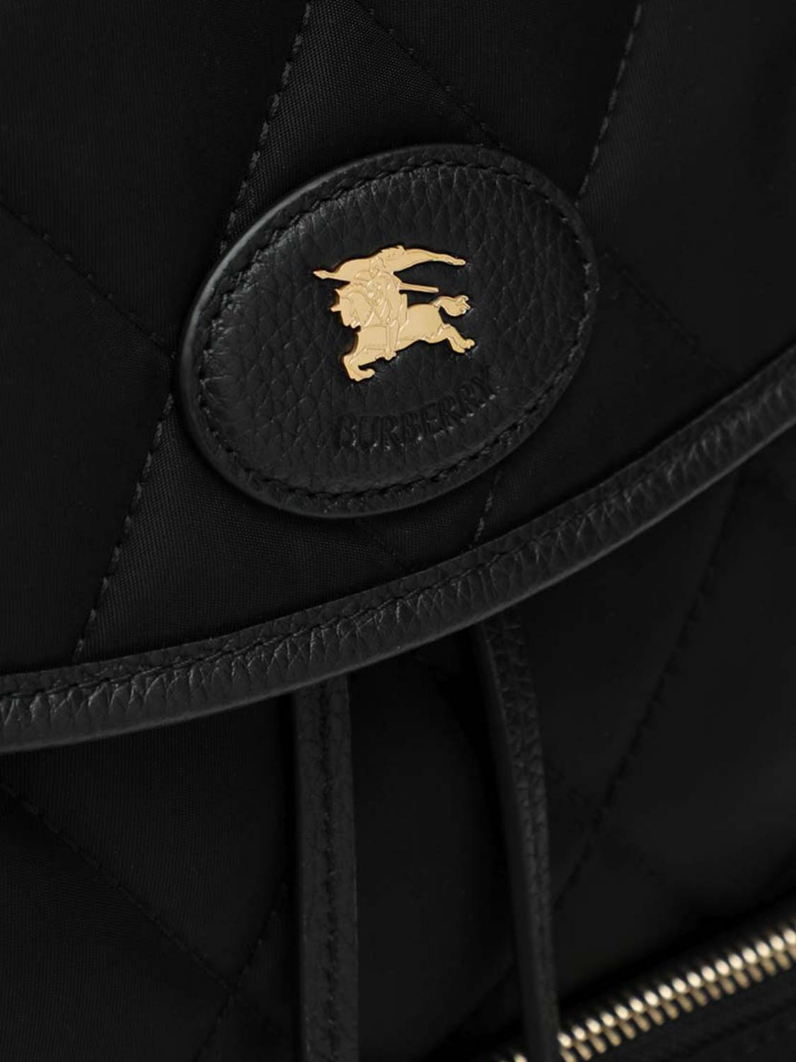 Burberry Backpack Woman Black