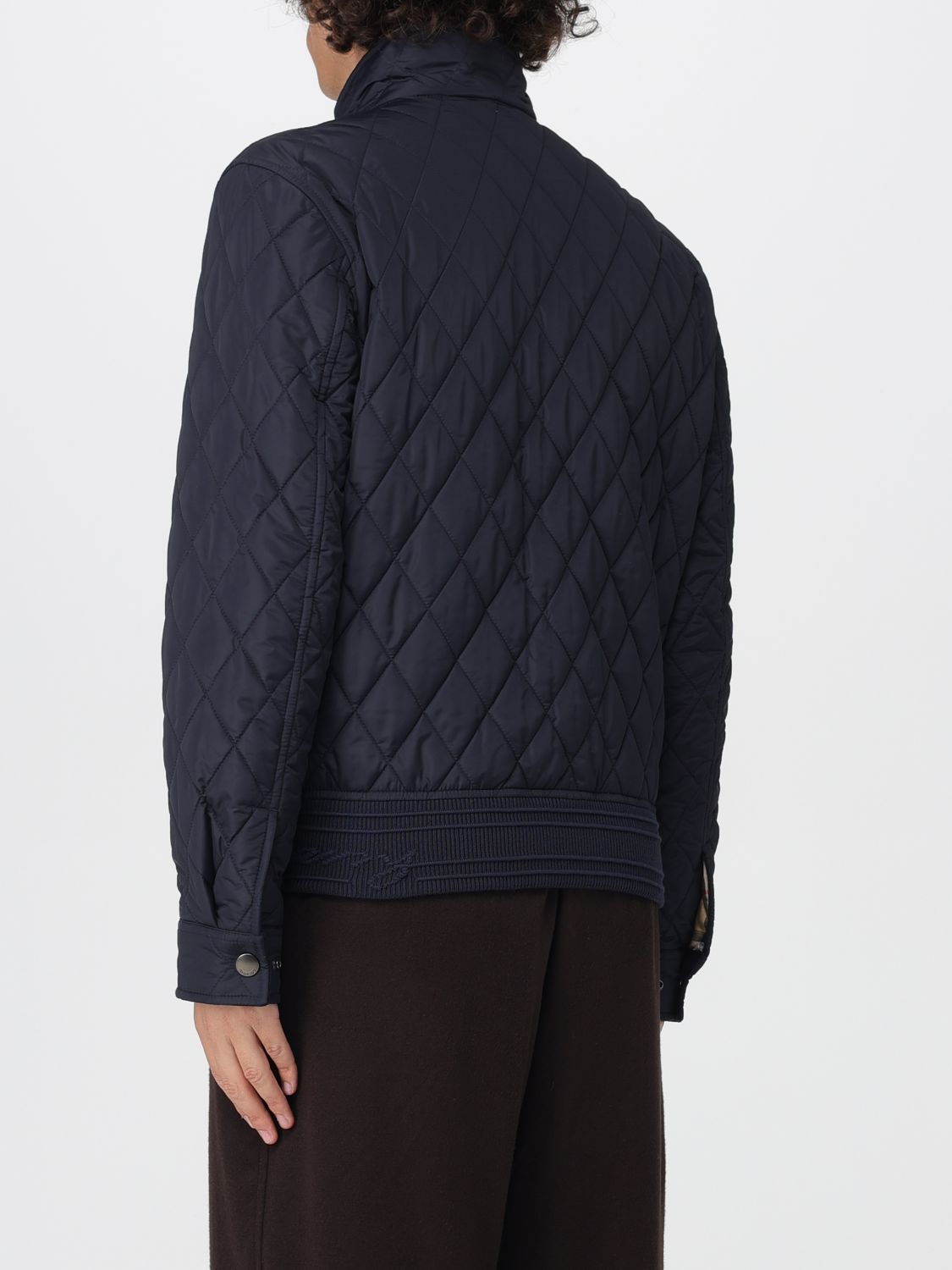 Burberry Coat Men Blue