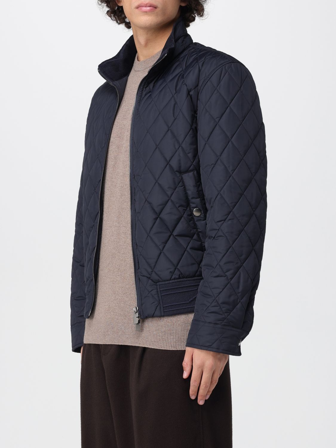 Burberry Coat Men Blue