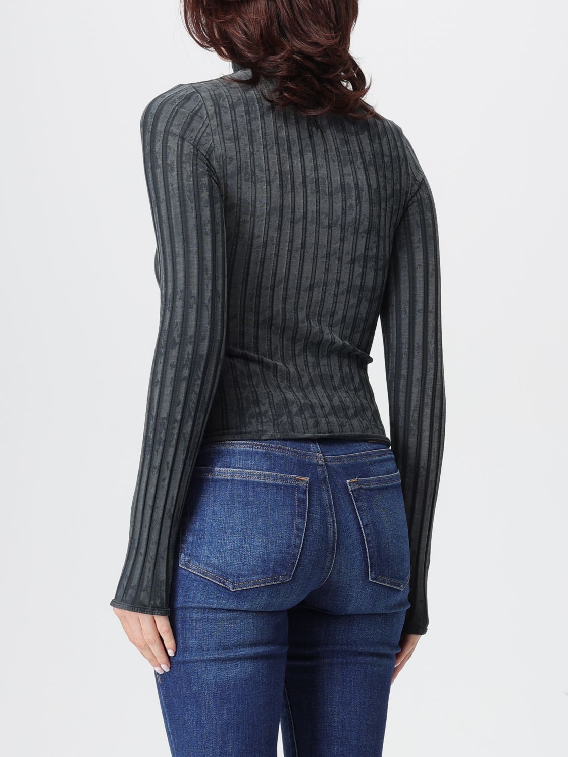 Diesel T Shirt Woman Grey