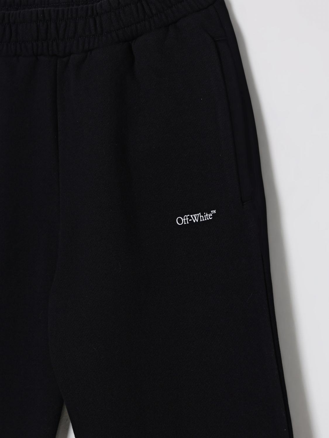 Off White Kids Pants Kids Black