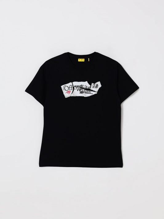 Off White Kids T Shirt Kids Black
