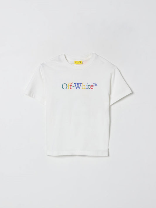 Off White Kids T Shirt Kids Multicolor