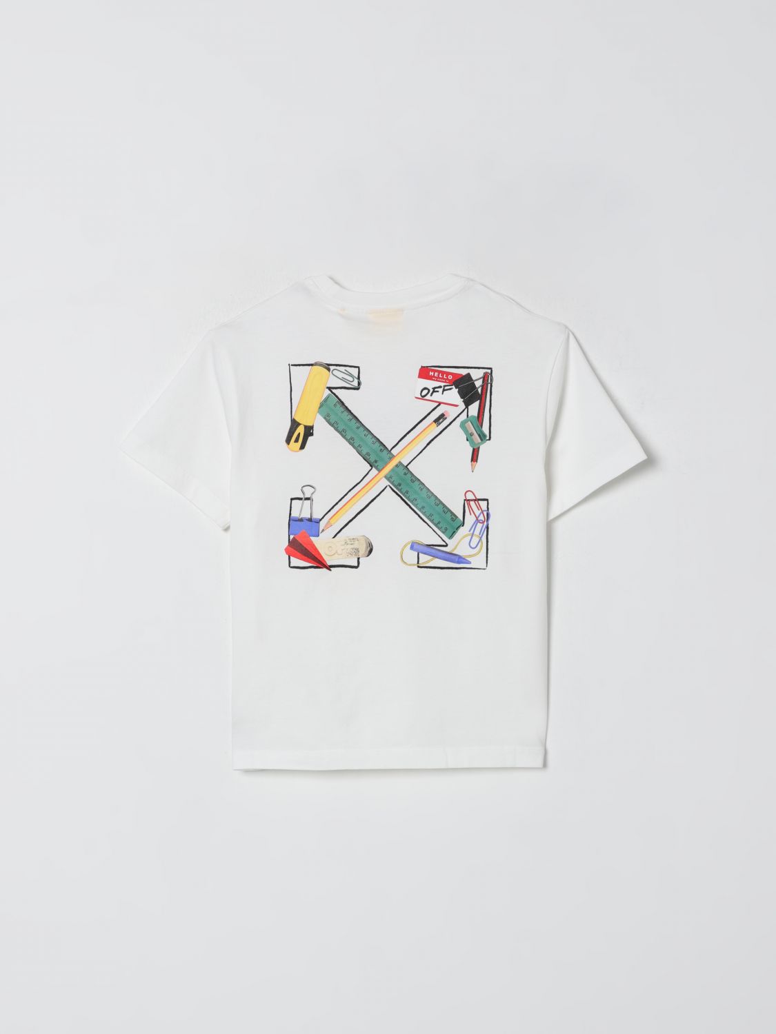 Off White Kids T Shirt Kids Multicolor