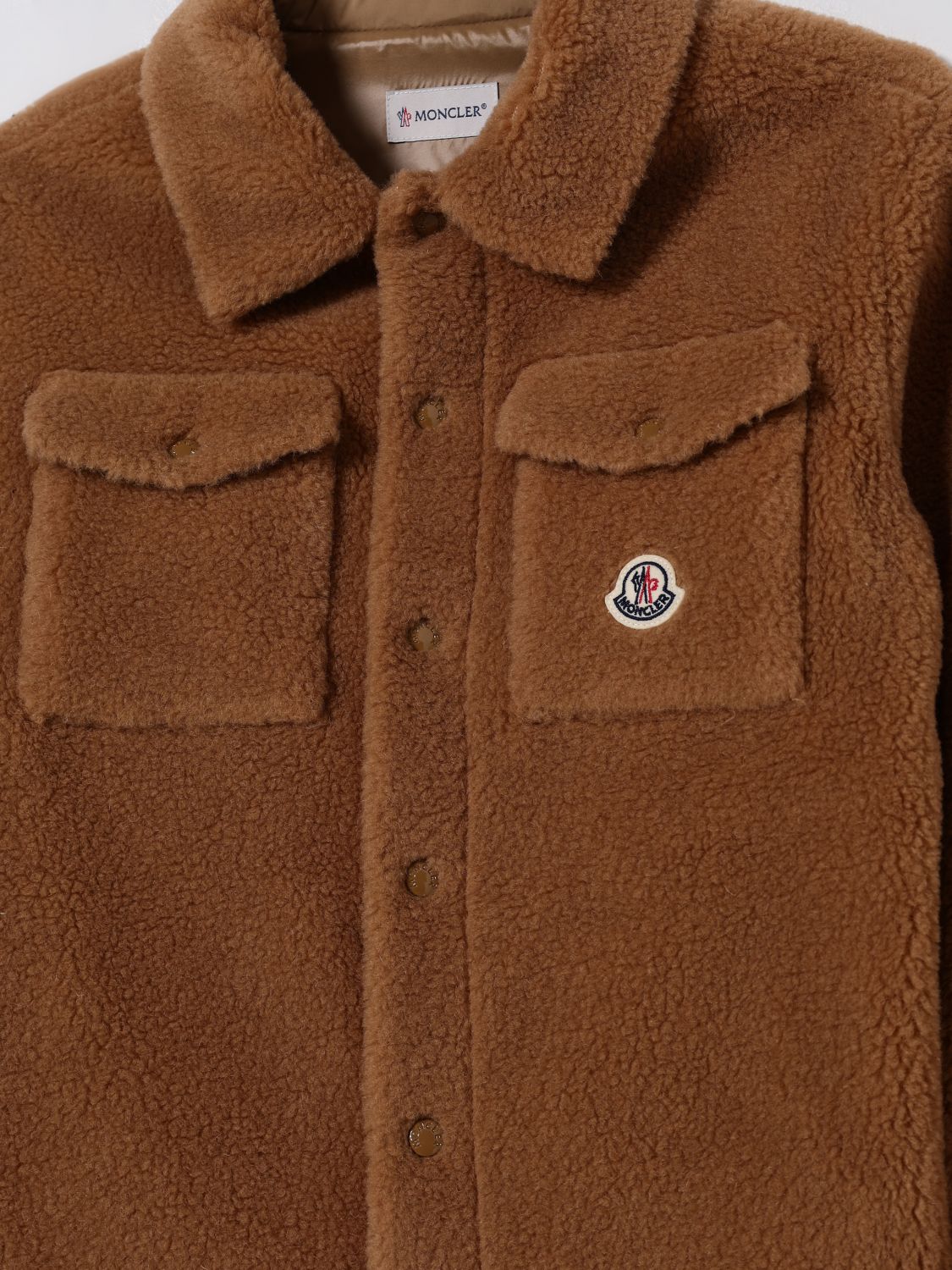 Moncler Shirt Kids Beige