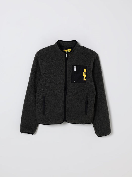 Off White Kids Coat Kids Grey