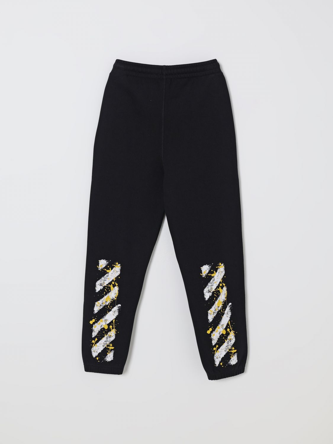 Off White Kids Pants Kids Black
