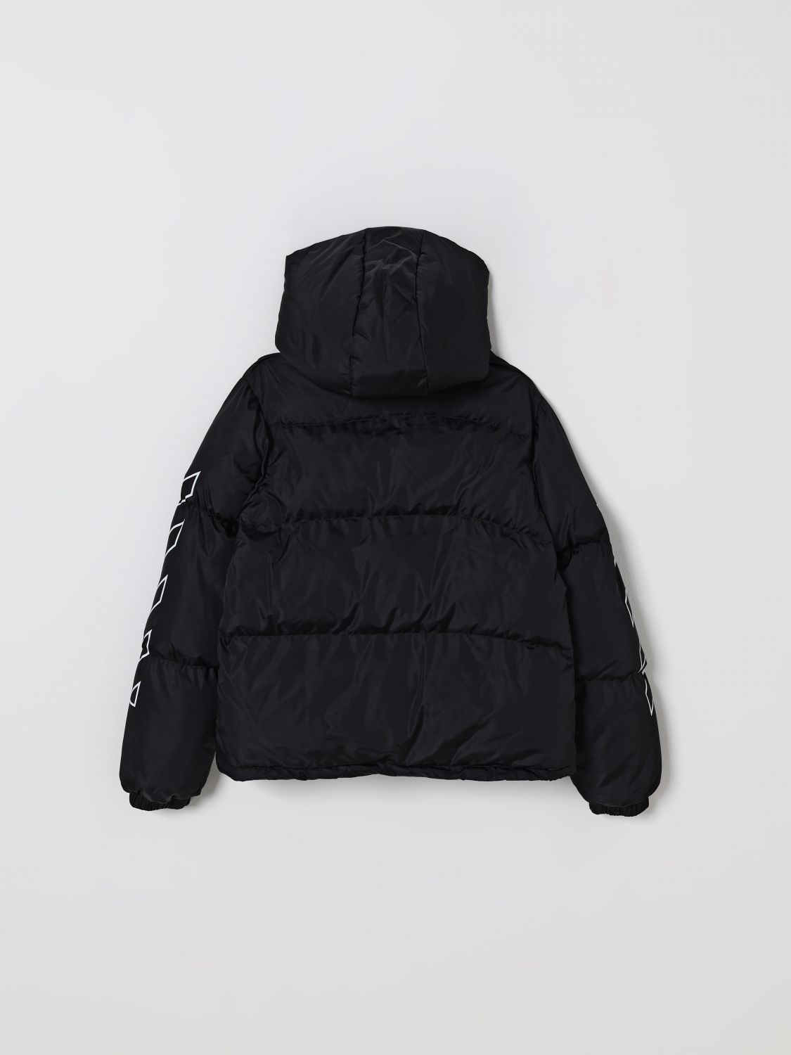 Off White Kids Coat Kids Black