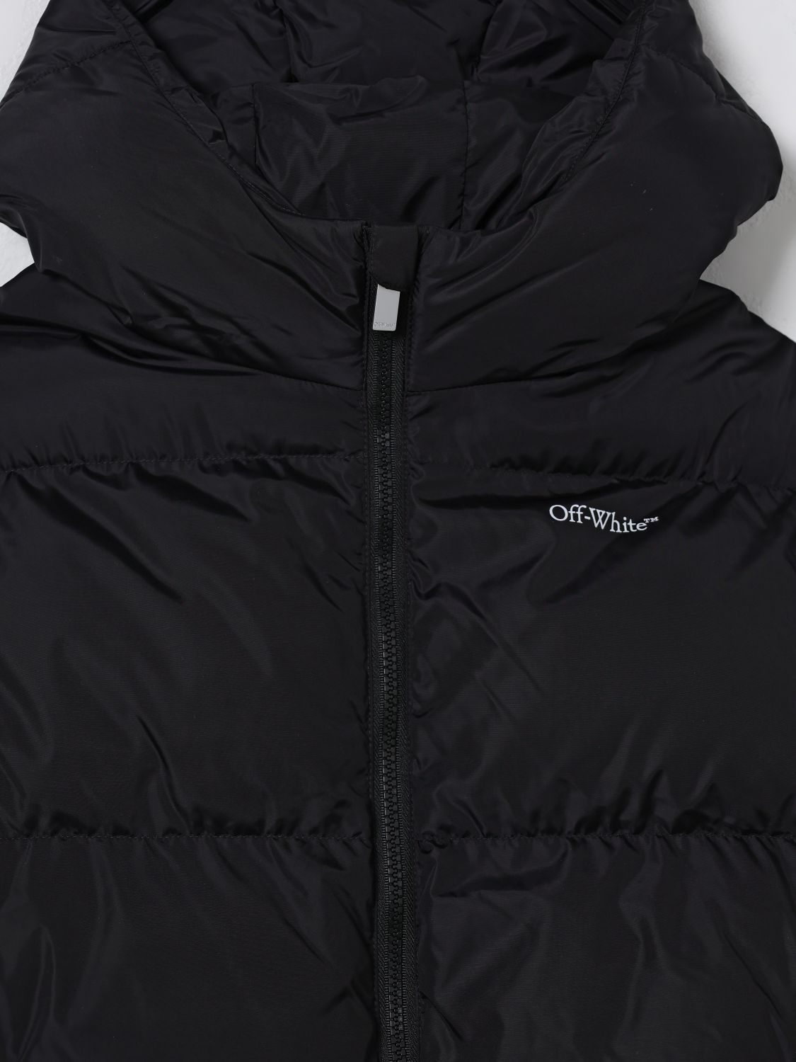 Off White Kids Coat Kids Black