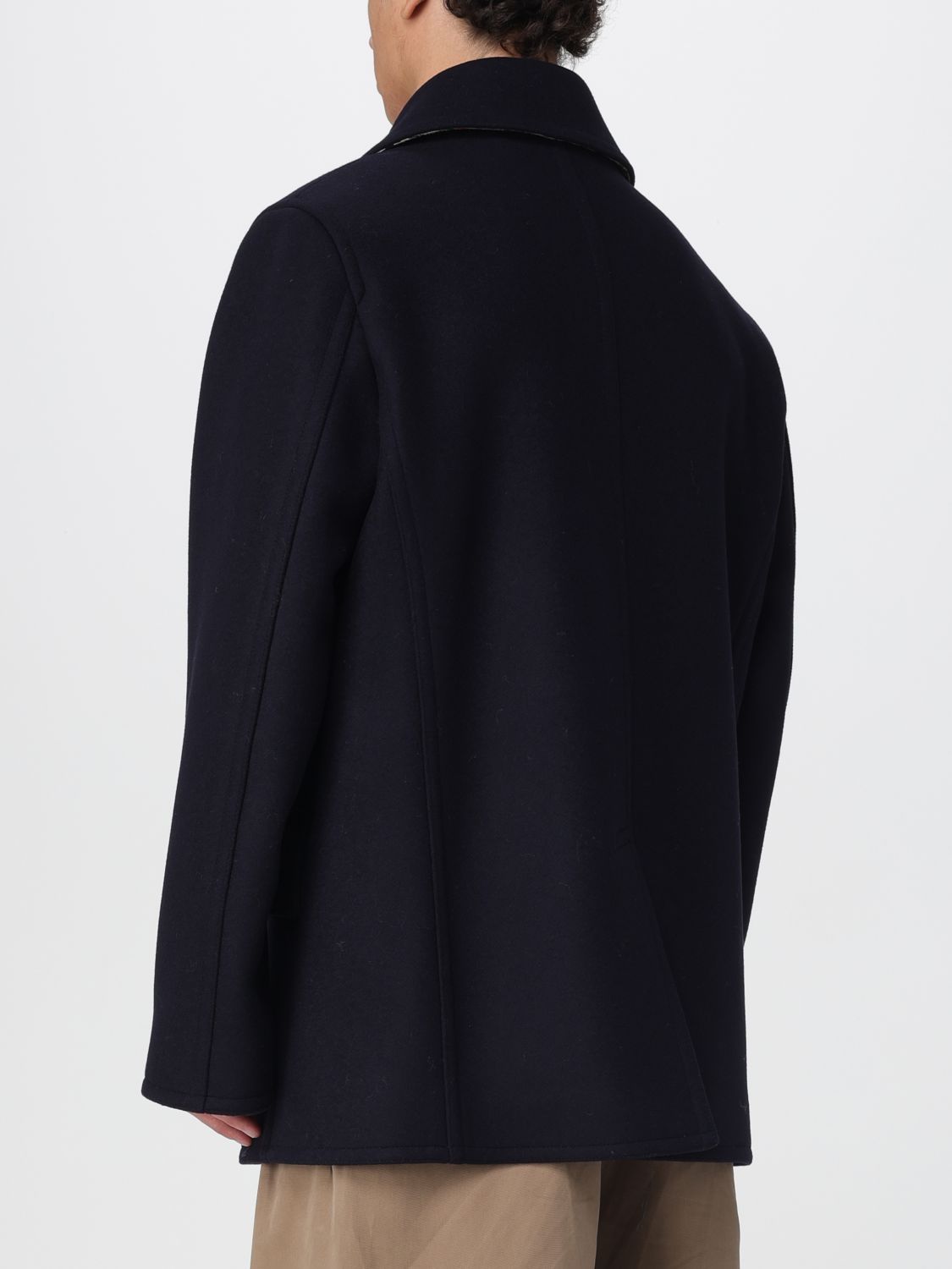 Burberry Coat Men Blue