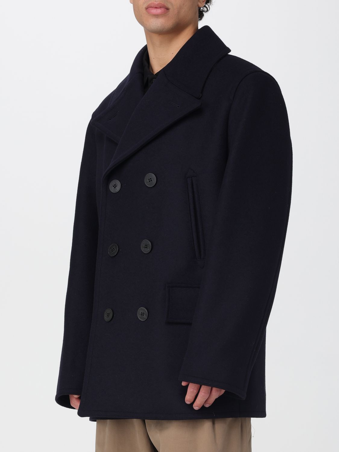 Burberry Coat Men Blue