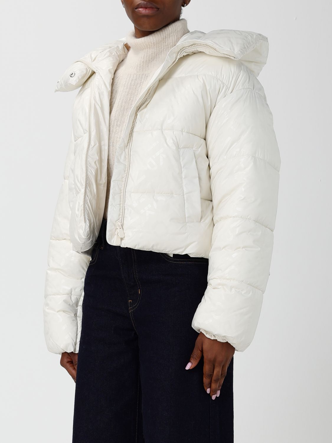 Pinko Coat Woman Dove Grey