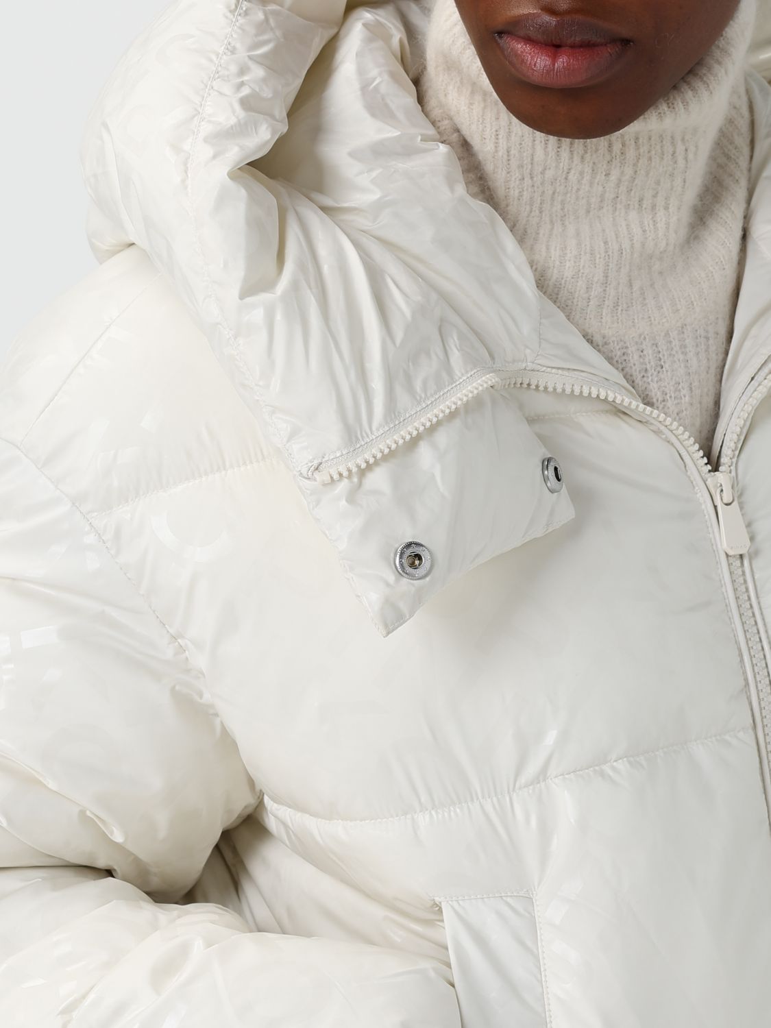 Pinko Coat Woman Dove Grey