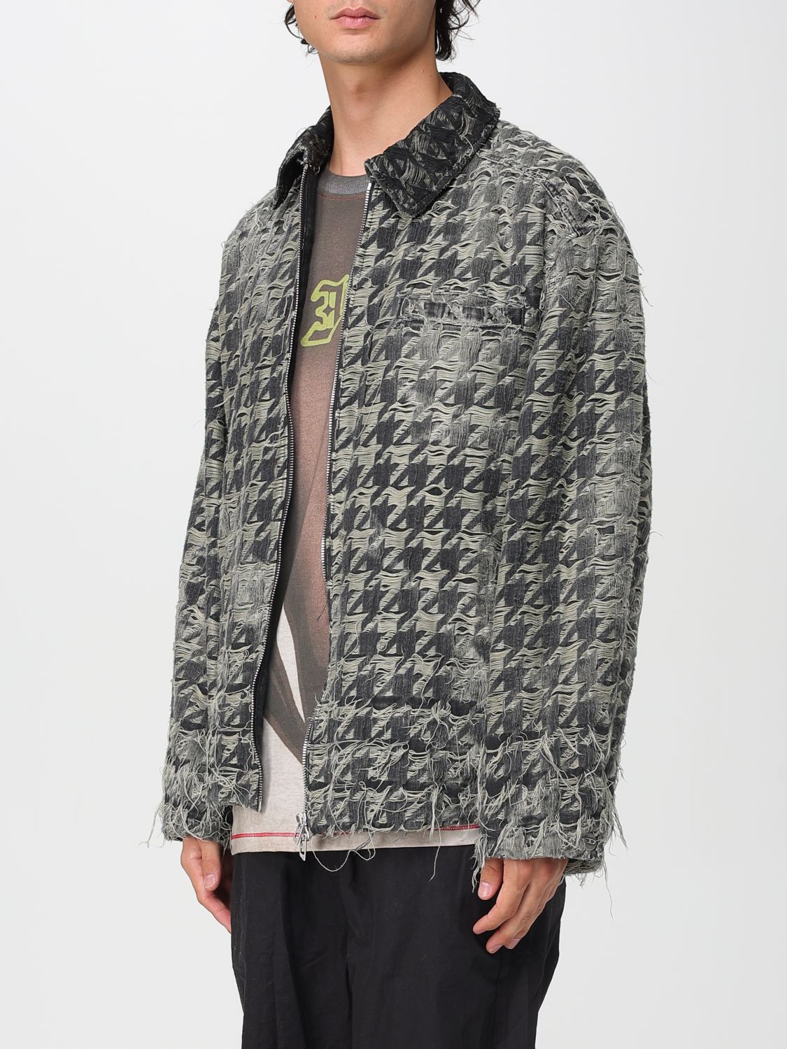 Diesel Jacket Men Grey