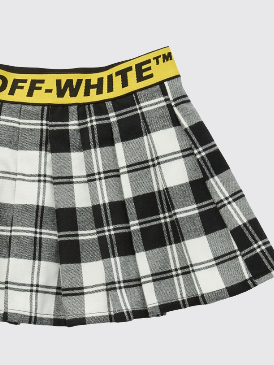 Off White Kids Skirt Kids Black