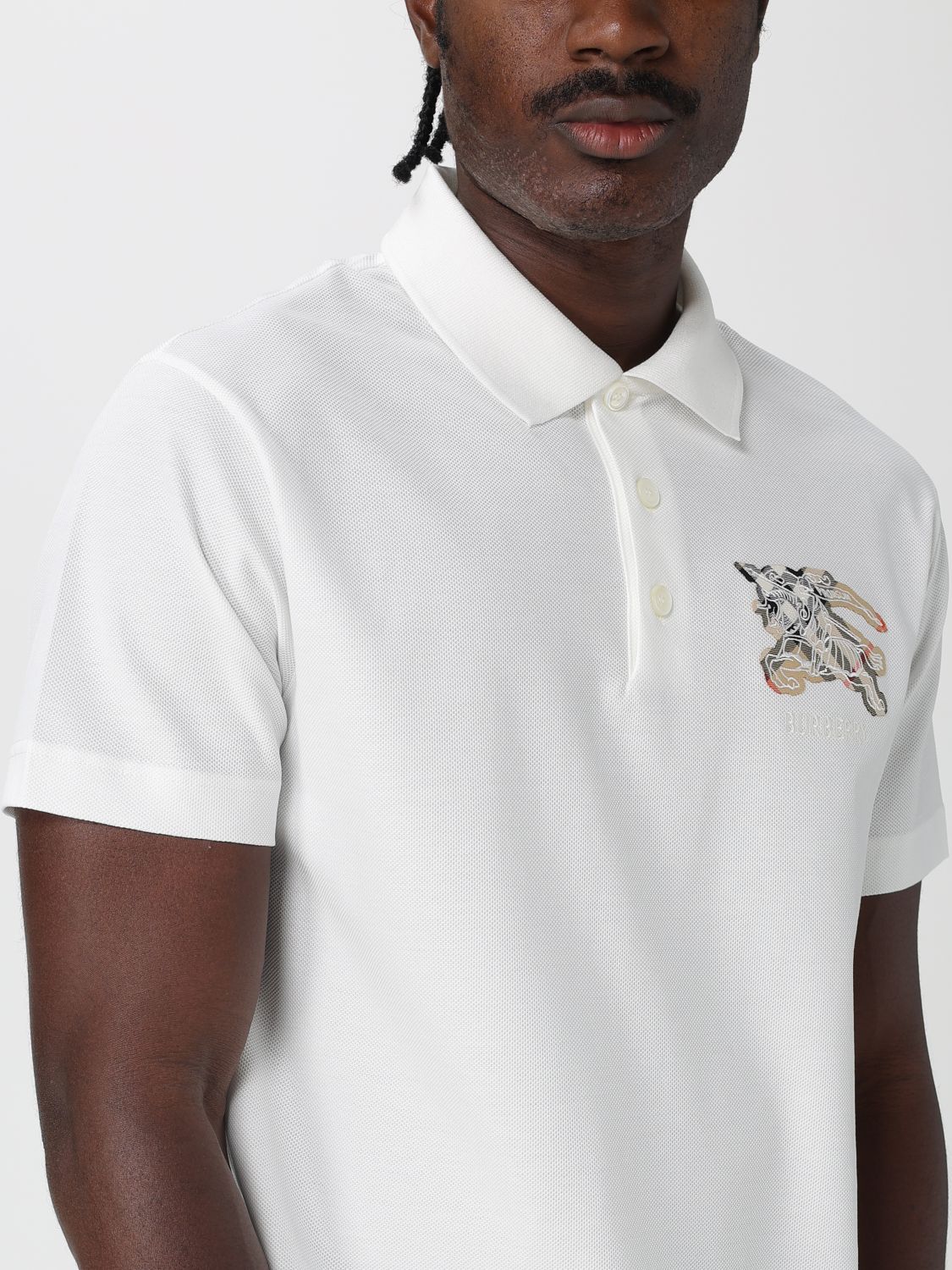 Burberry Polo Shirt Men White