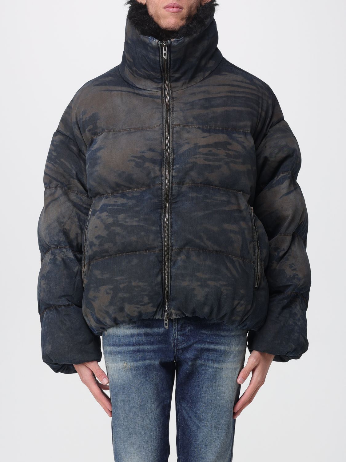 Diesel Shirt Men Grey