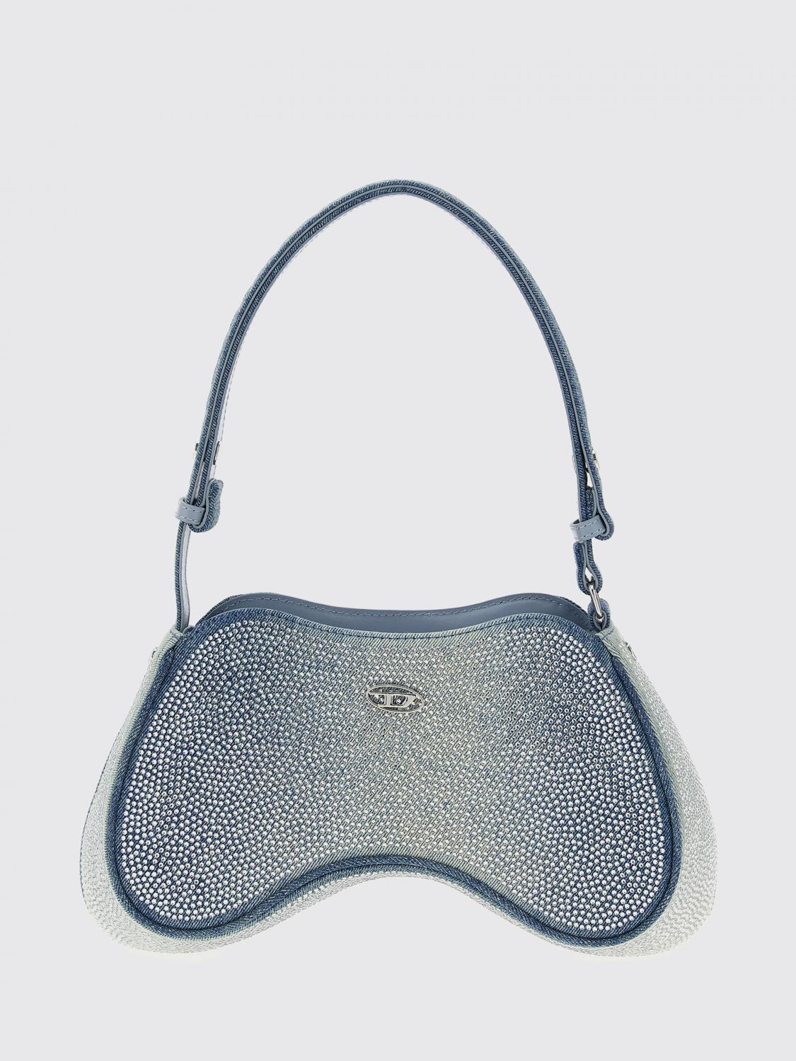 Diesel Shoulder Bag Woman Blue