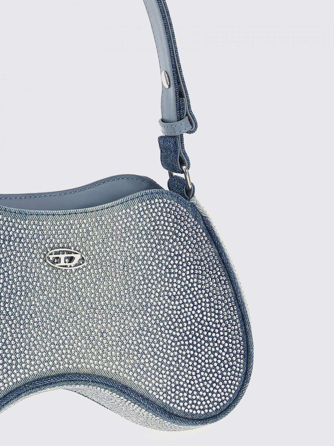 Diesel Shoulder Bag Woman Blue
