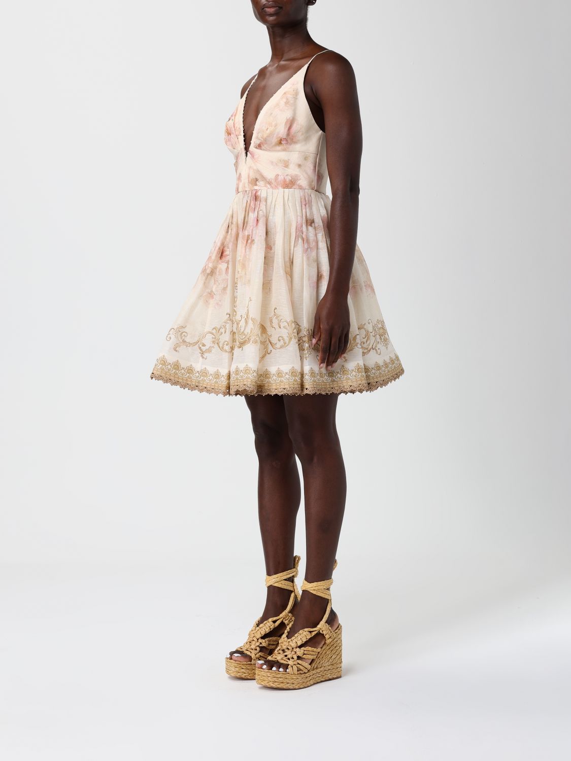Zimmermann Dress Woman Beige