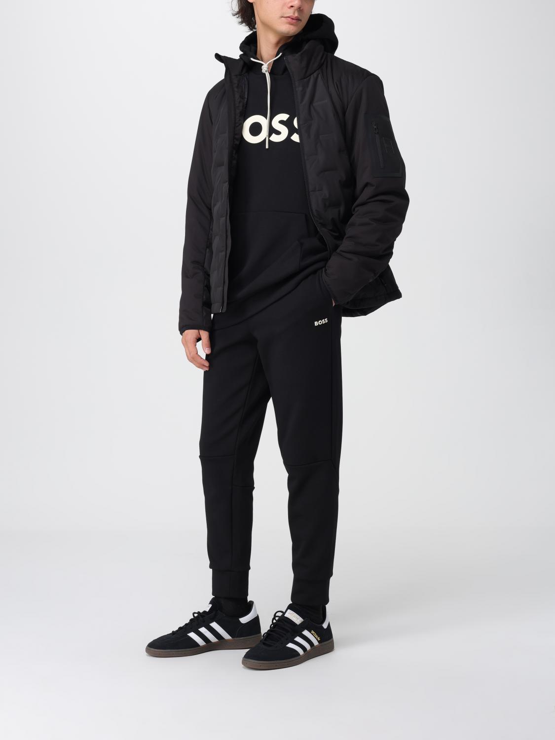 Boss Coat Men Black