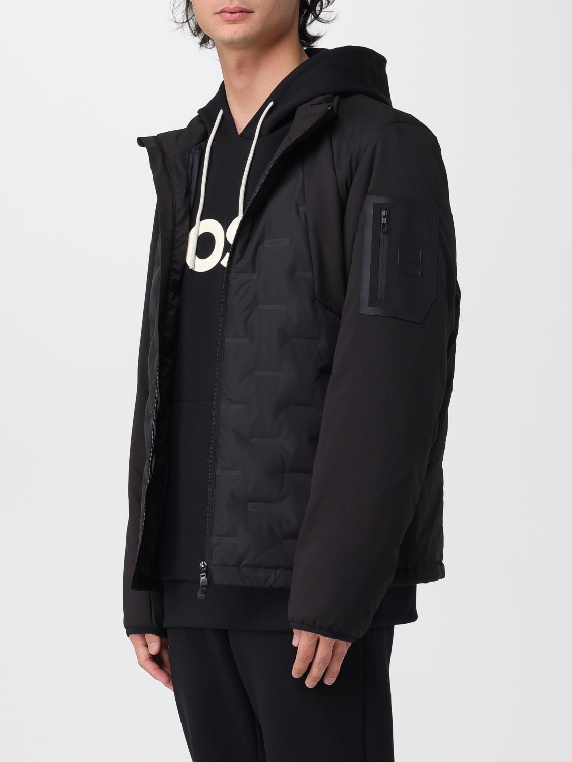 Boss Coat Men Black