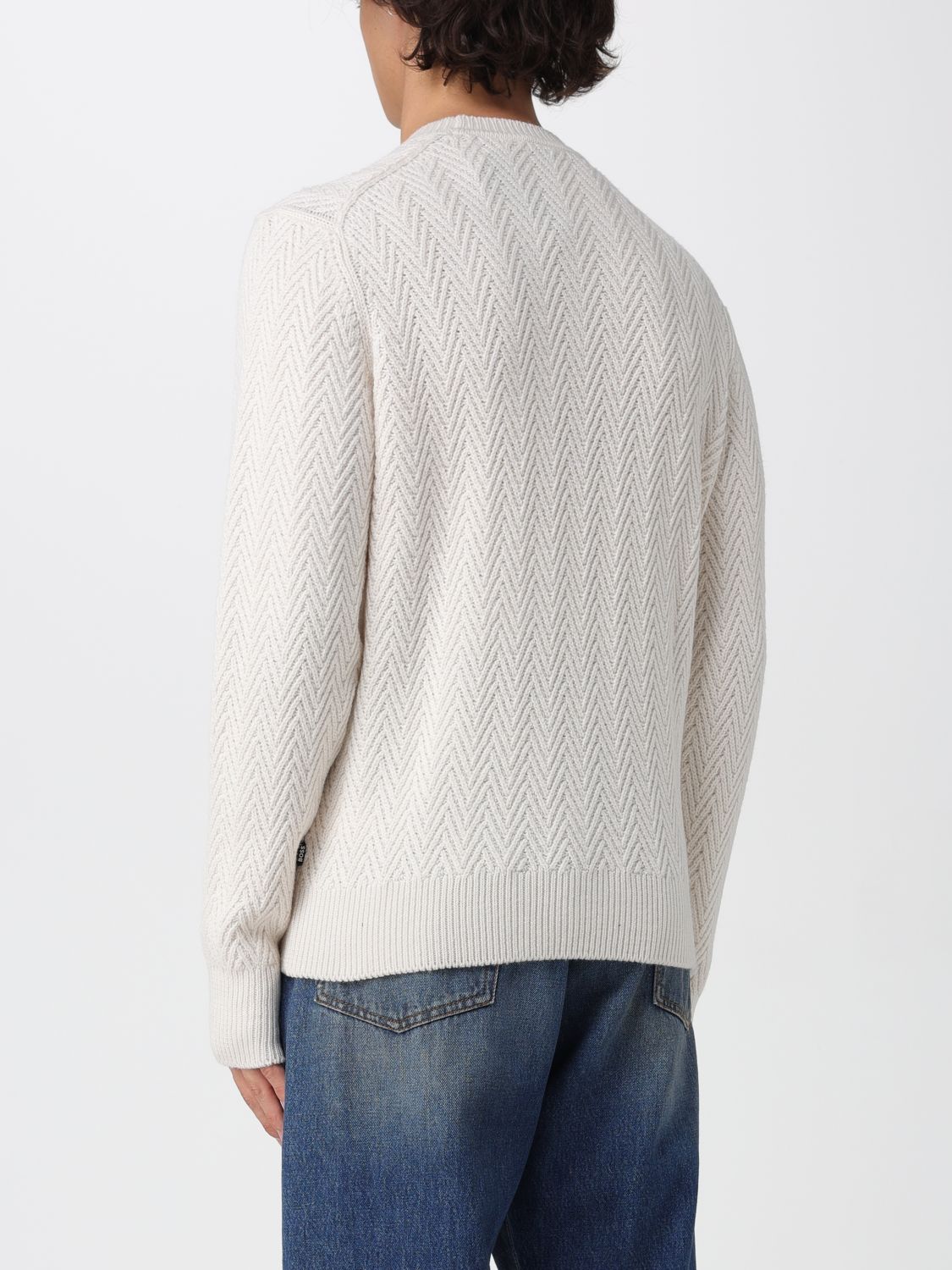 Boss Sweater Men White