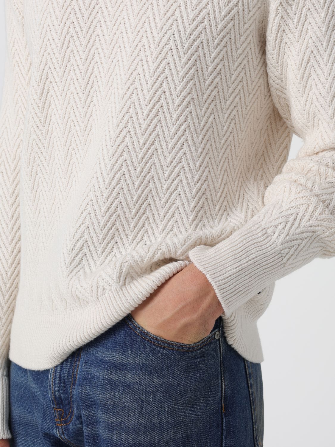 Boss Sweater Men White