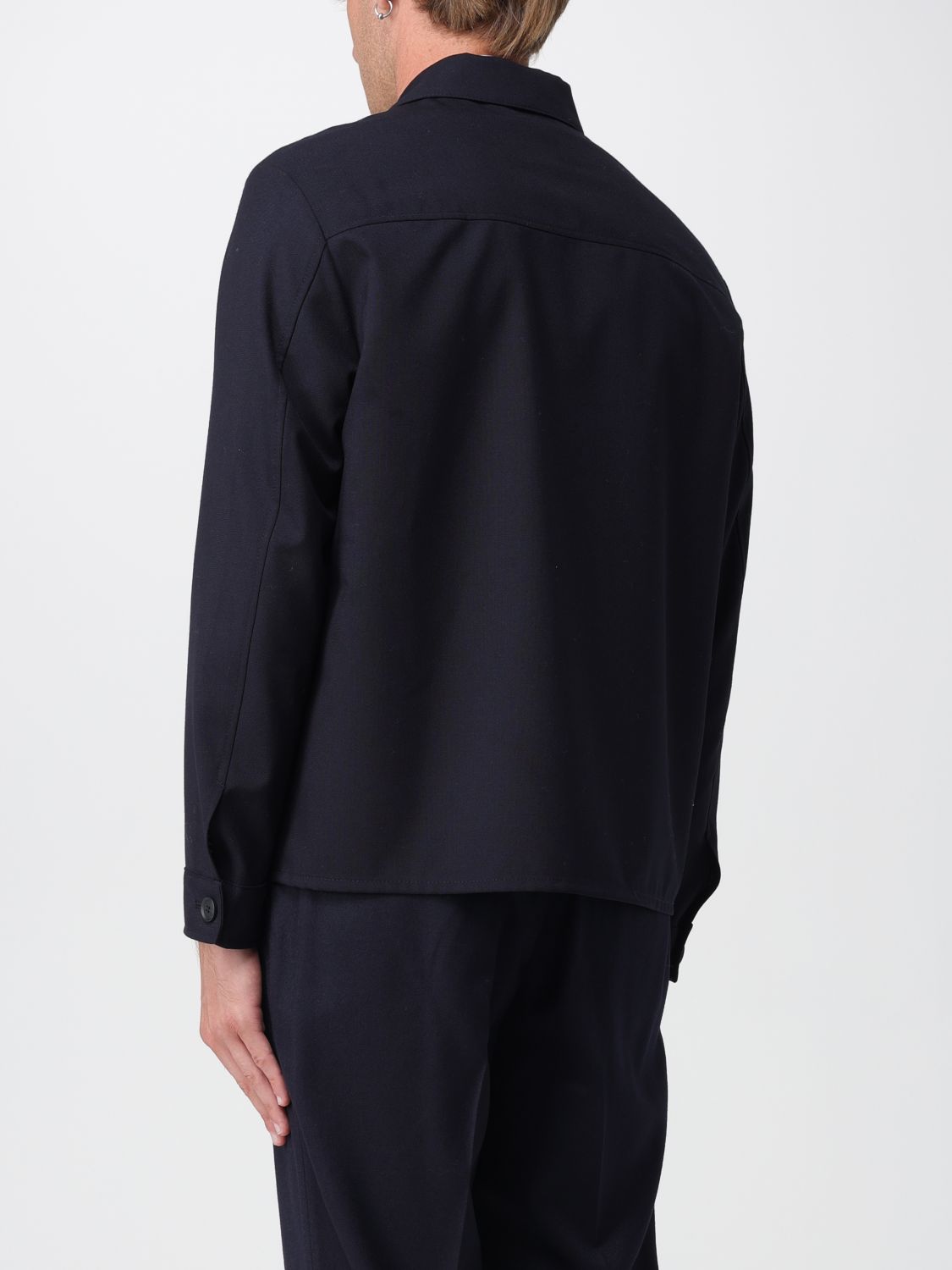 Boss Coat Men Blue