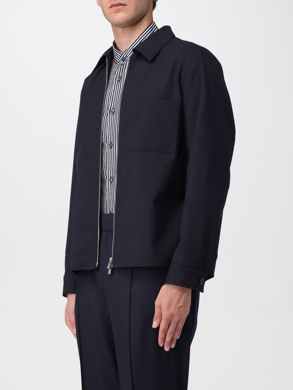Boss Coat Men Blue