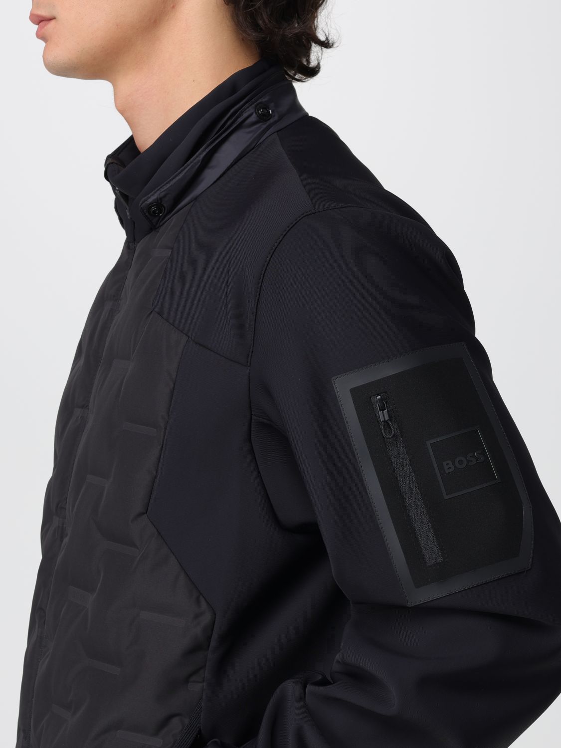 Boss Coat Men Black