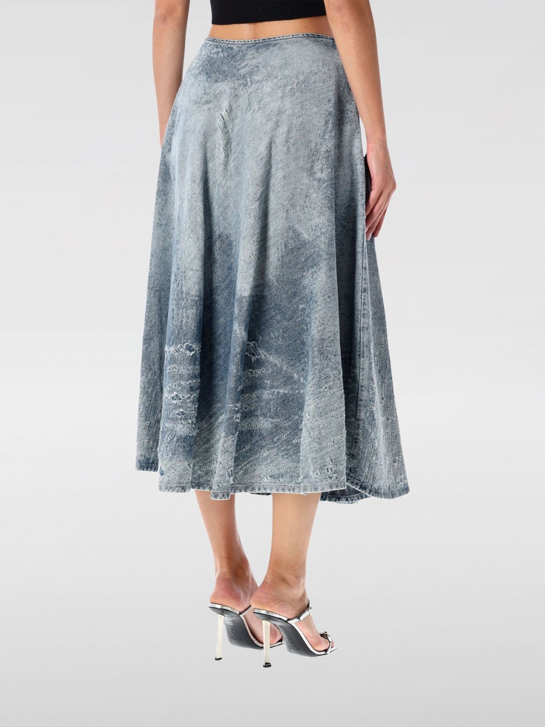 Diesel Skirt Woman Blue
