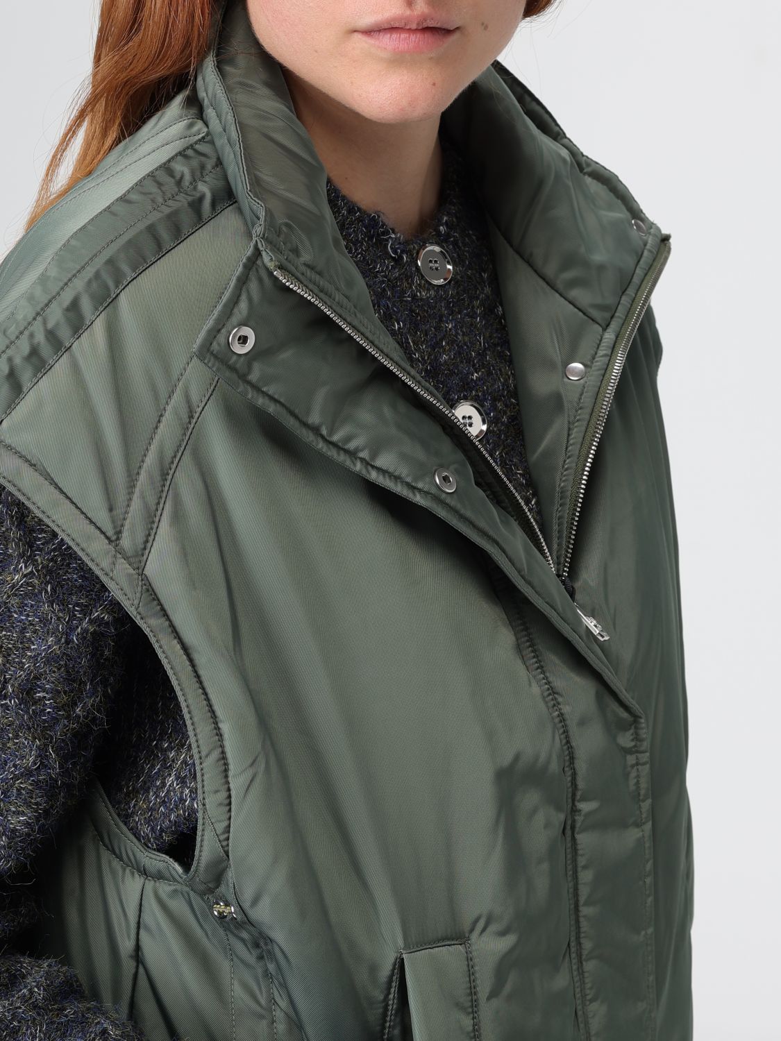 Pinko Waistcoat Woman Green