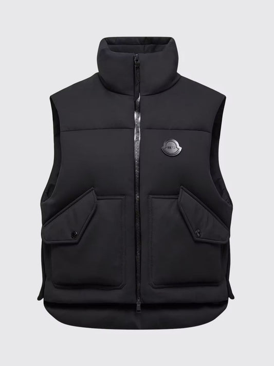 Moncler Waistcoat Woman Black