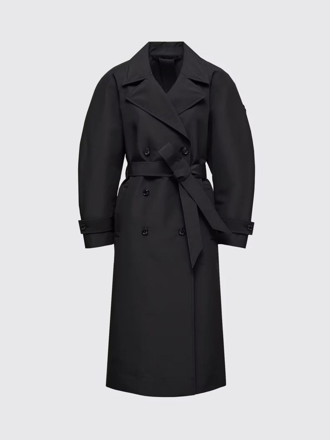 Moncler Trench Coat Woman Black