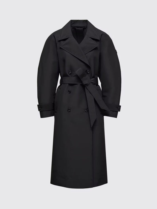 Moncler Trench Coat Woman Black