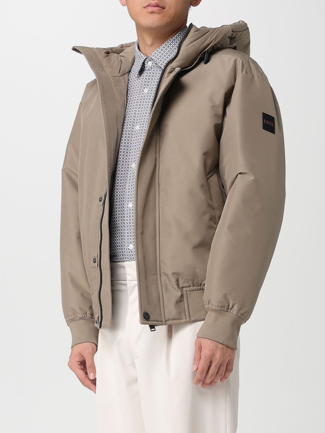 Boss Jacket Men Mud