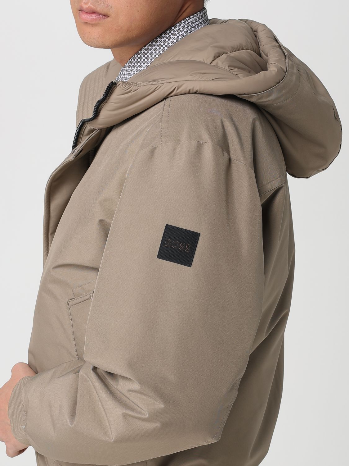 Boss Jacket Men Mud