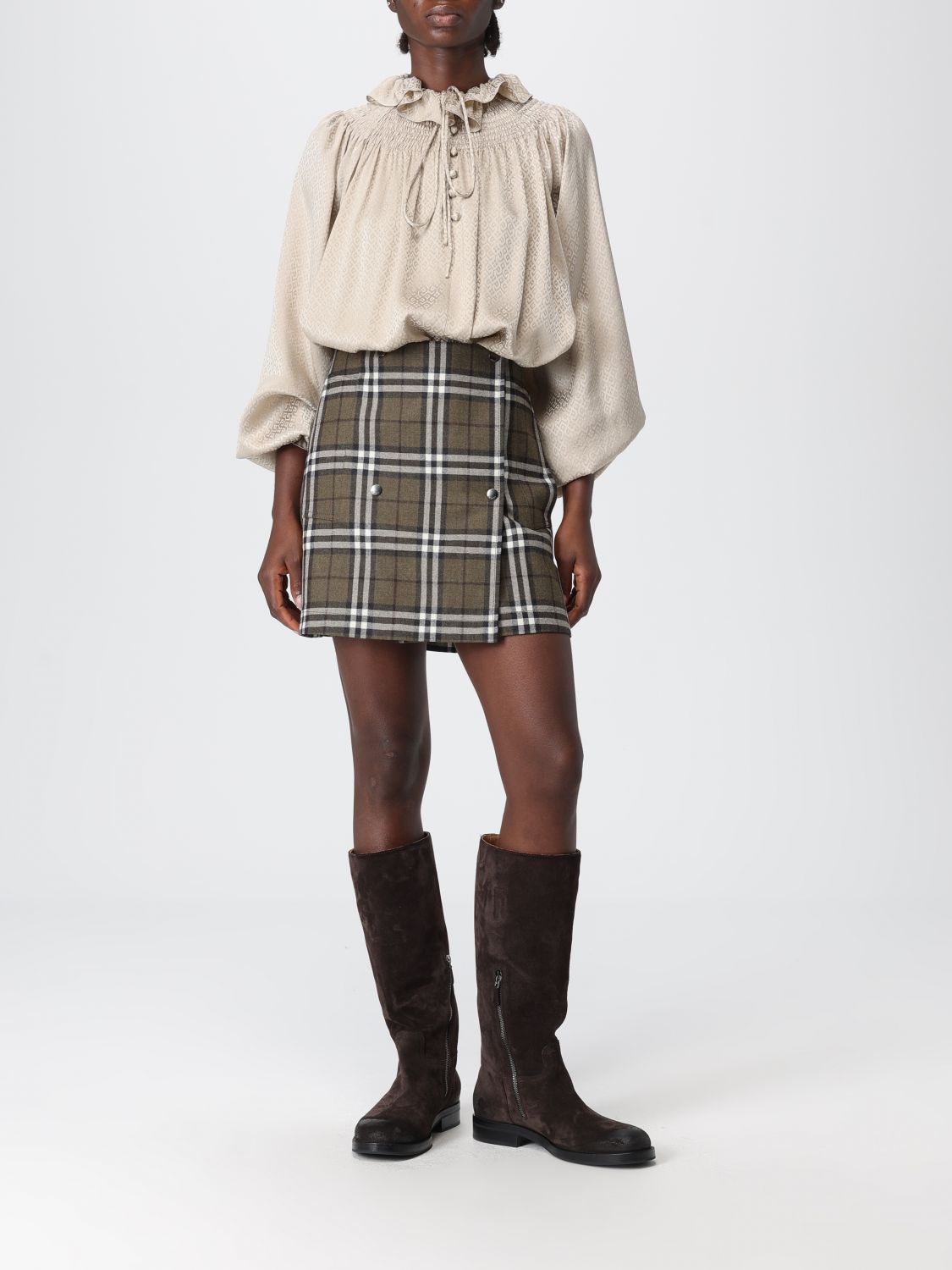 Burberry Top Woman Beige
